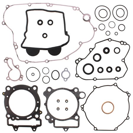 WINDEROSA Gasket Set with Oil Seals for Kawasaki KX 450 F 09 10 11 12 13-15 811482